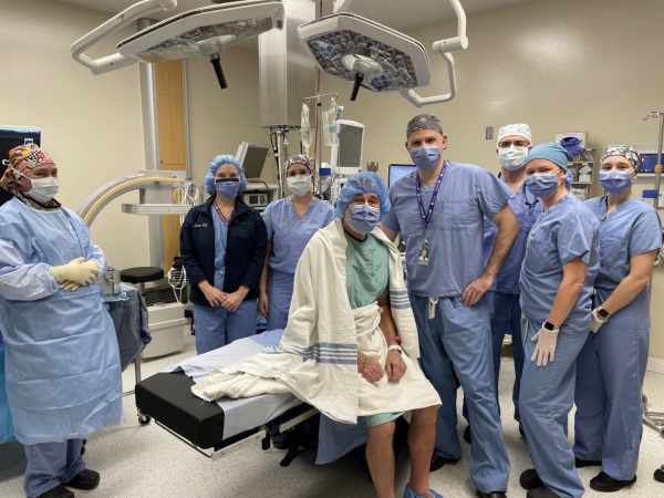 RMH team members with patient prior to surgery  content images